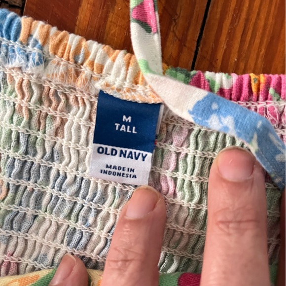 Old Navy Floral Romper- M Tall - Picture 3 of 3